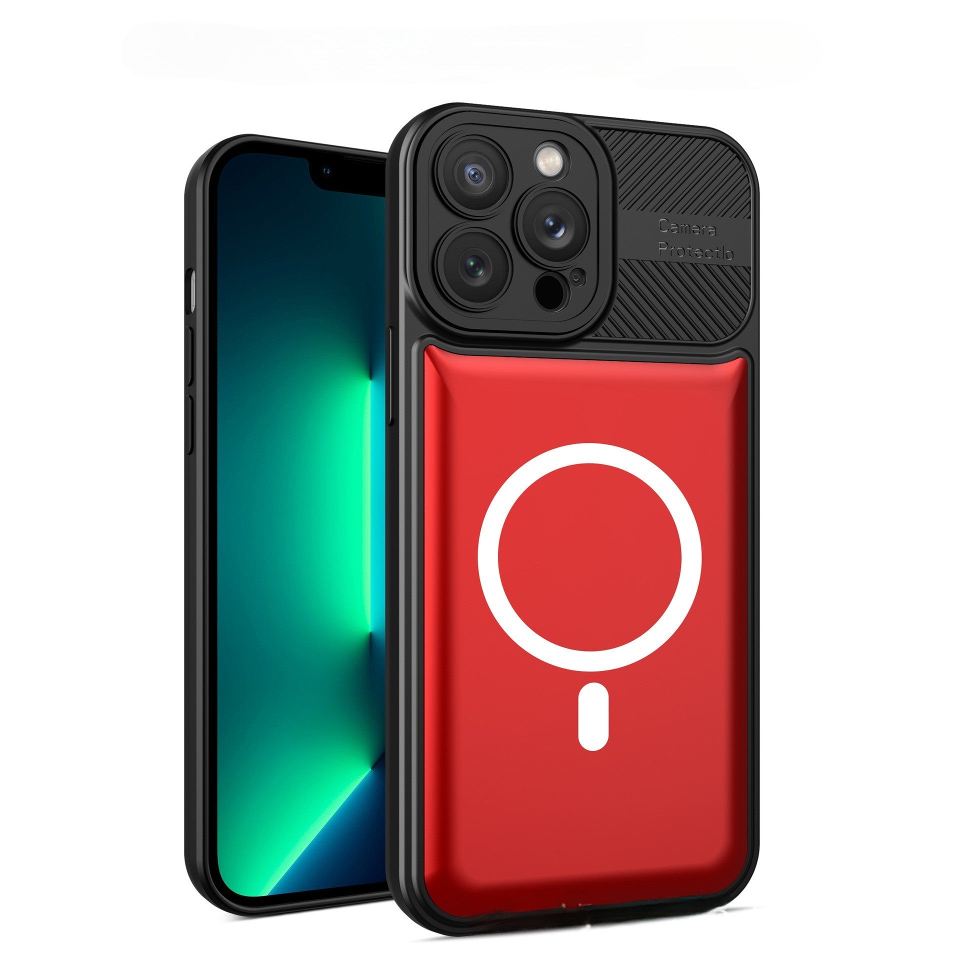 Husa pentru Apple iPhone 11 MagSafe, Urban Armor, Flippy, Rosu, suport magnetic-2