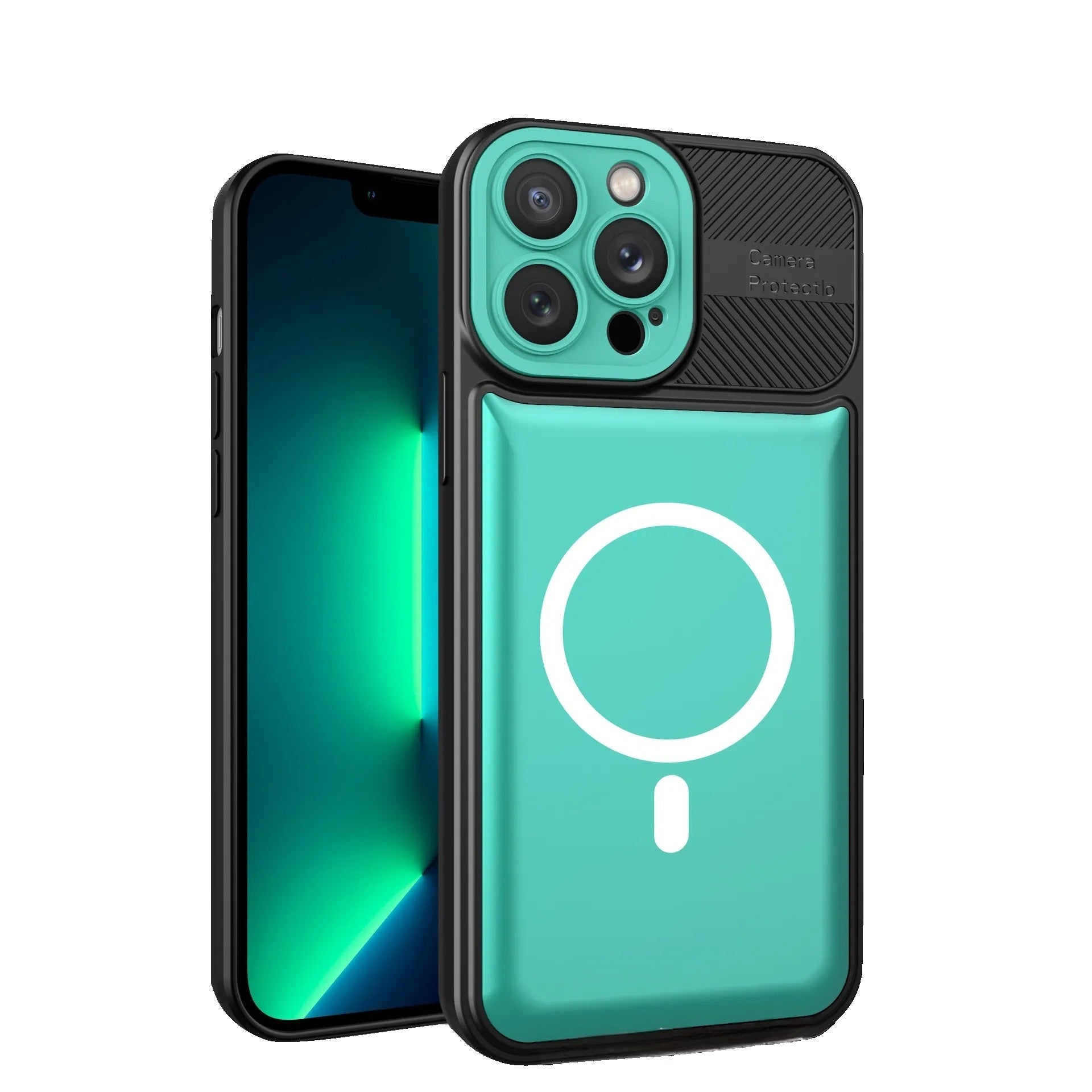 Husa pentru Apple iPhone 14 Pro Max MagSafe, Urban Armor, Flippy, Verde deschis, suport magnetic-0