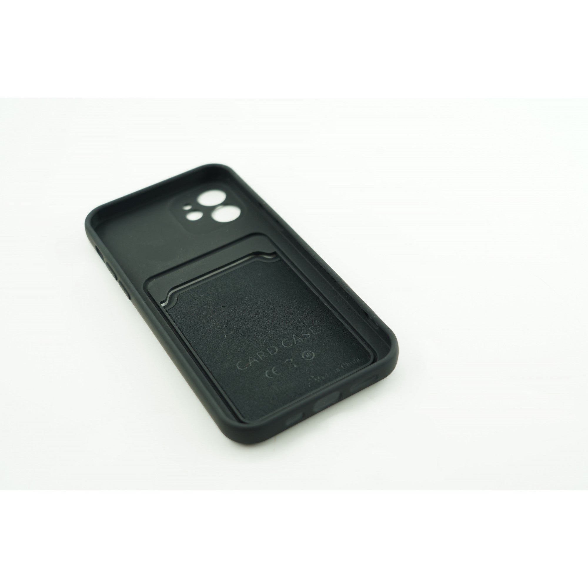 Husa protectie cu suport card compatibila cu Samsung A12 Negru-10
