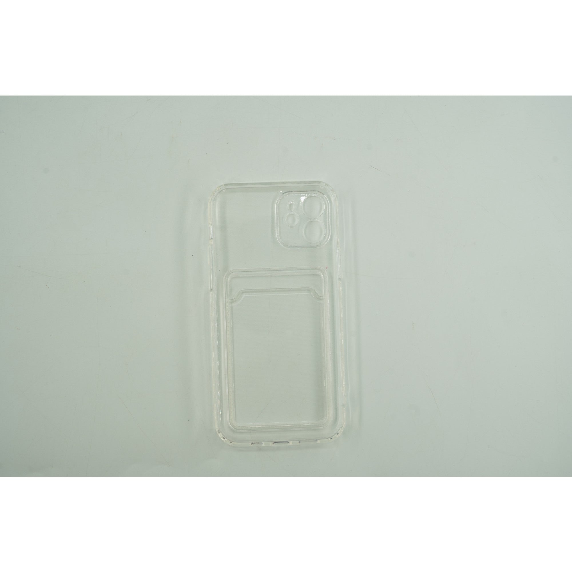 Husa protectie cu suport card compatibila cu Samsung A32 4G Transparent-1