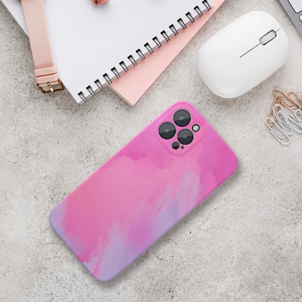 Husa protectie Flippy compatibila cu Apple iPhone 11 Pro Tpu Ombre, Roz/Mov-13