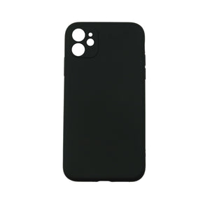 Husa protectie, Flippy, compatibila cu Apple iPhone 12 Mini Liquid Silicone Negru-0