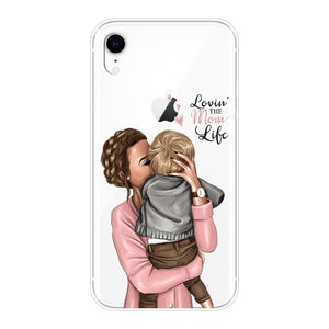 Husa protectie,Flippy, compatibila cu Apple iPhone 12 Pro Glass print Lovin the Mom Multicolor-0