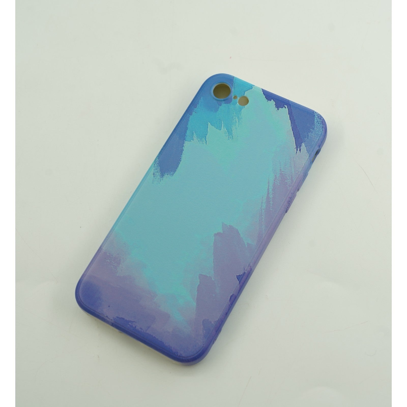 Husa protectie Flippy compatibila cu Apple iPhone 12 Tpu Ombre, Verde/Alb-2