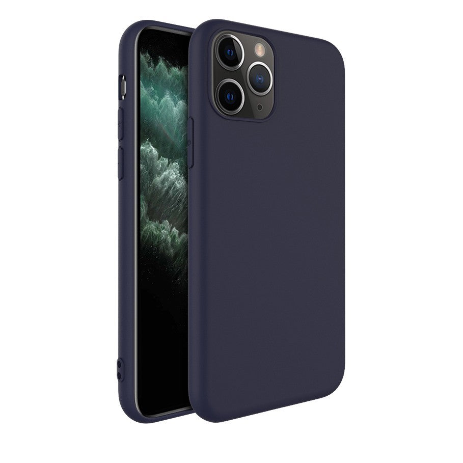 Husa protectie Flippy compatibila cu Apple iPhone 13 Mini Matte Tpu Albastru Inchis Mat-0
