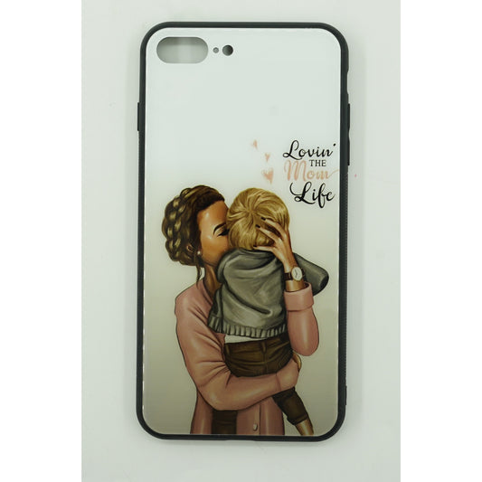 Husa protectie Flippy compatibila cu Apple iPhone 13 Pro Glass print Lovin the Mom Multicolor-1