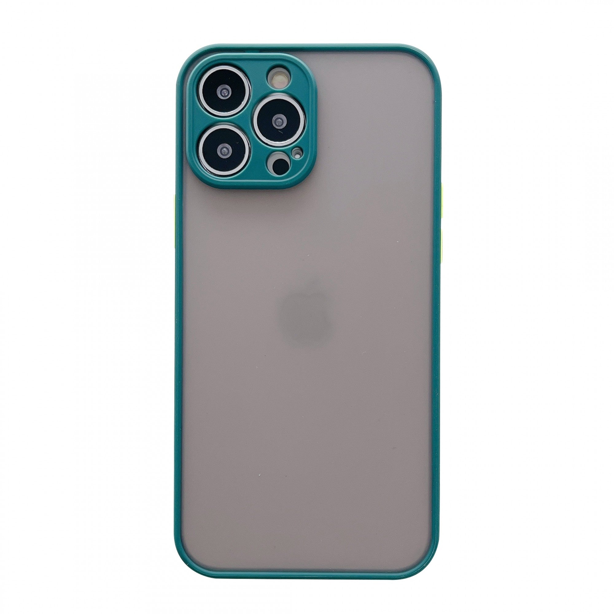 Husa protectie Flippy compatibila cu Apple iPhone 13 Pro Max Phantom Tpu Verde-2