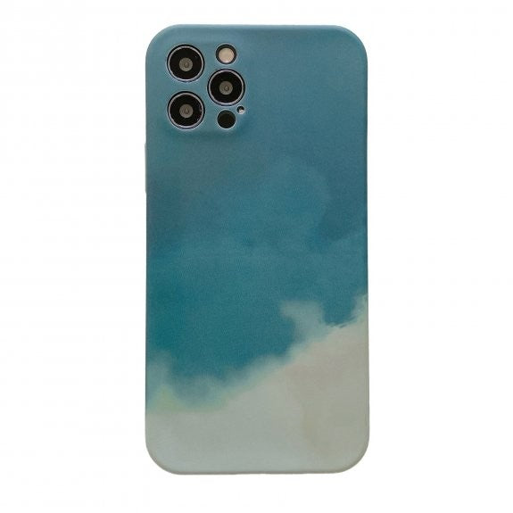 Husa protectie Flippy compatibila cu Apple iPhone XR Tpu Ombre, Verde/Alb-0