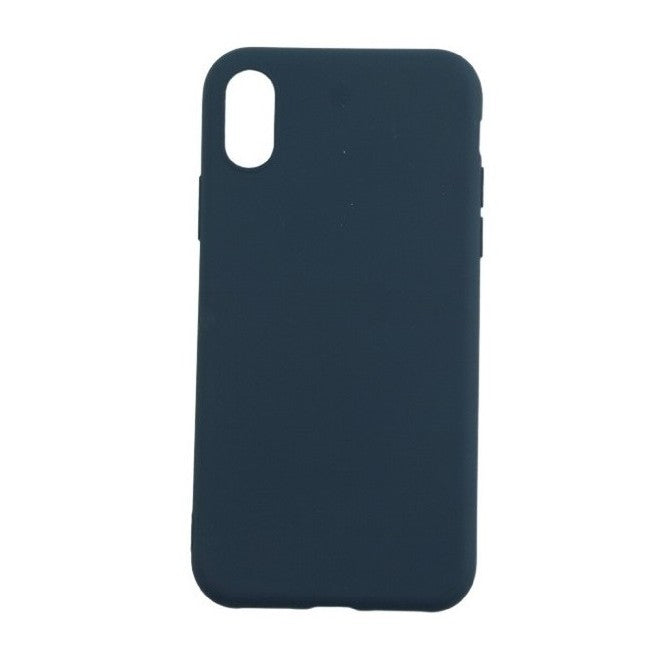 Husa protectie Flippy compatibila cu Apple iPhone XS Max Matte Tpu Albastru inchis-0