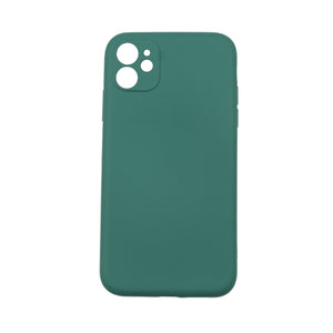 Husa protectie, Flippy, compatibila cu Apple iPhone 11 Pro Liquid Silicone Verde-0