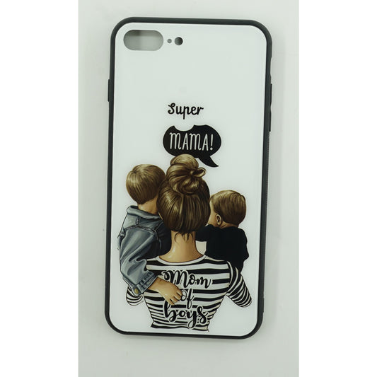 Husa protectie Flippy compatibila cu Huawei Nova 9 Glass print Super Mom Multicolor-1