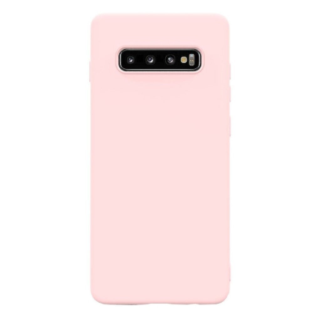 Husa protectie Flippy compatibila cu Samsung Galaxy S10E Matte Tpu Roz-2