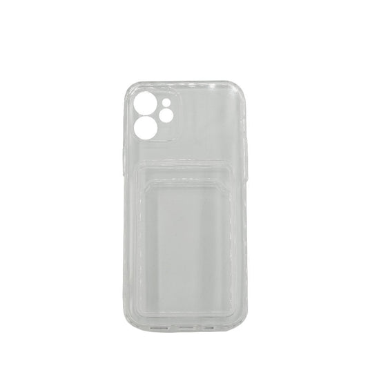 Husa protectie Flippy cu suport card compatibila cu Samsung Galaxy S20 Transparent-1