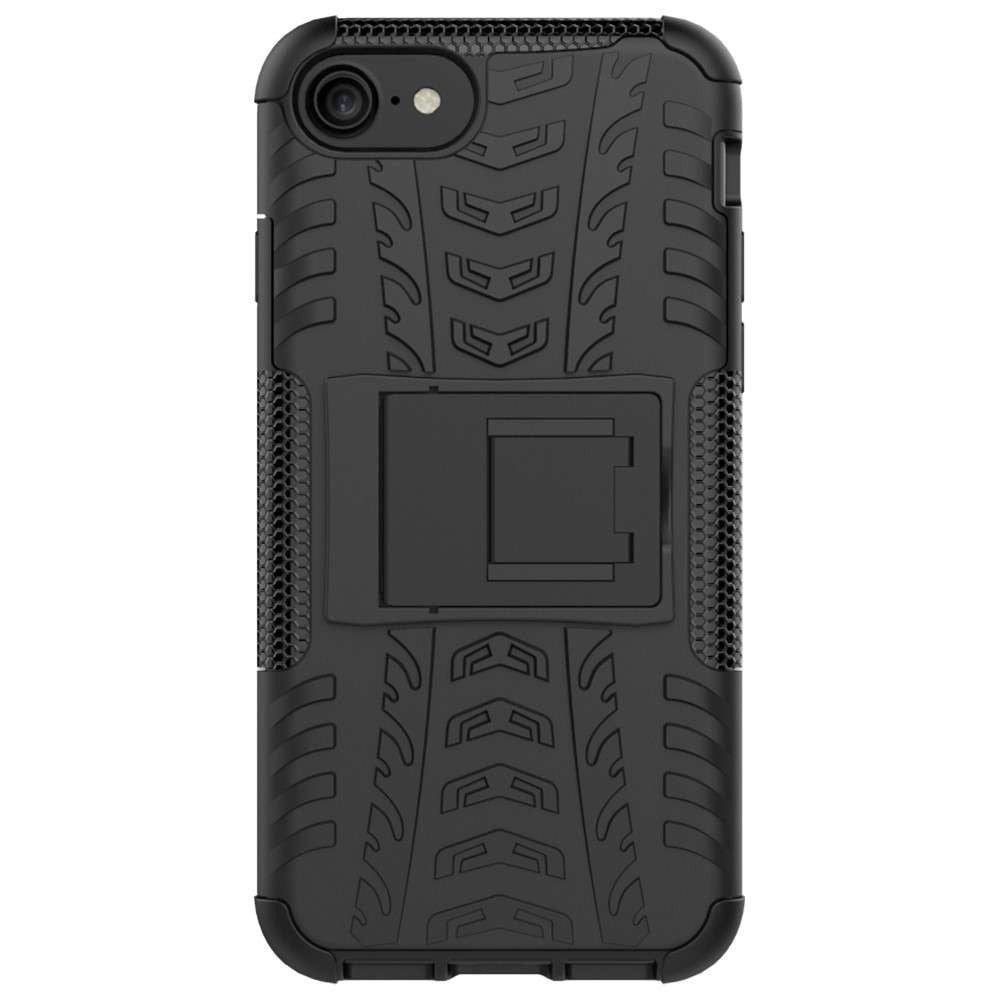 Husa protectie Flippy pentru Huawei P40 Lite Defender Model 3 cu Suport, Negru-0