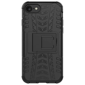 Husa protectie Flippy pentru Huawei P40 Lite E Defender Model 3 cu Suport, Negru-0