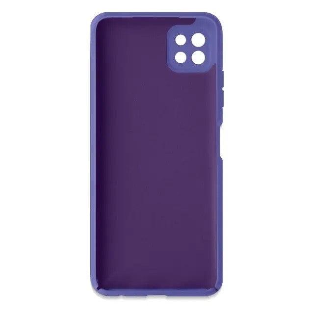 Husa protectie Flippy pentru Samsung A22 5G Liquid Silicone Mov-1