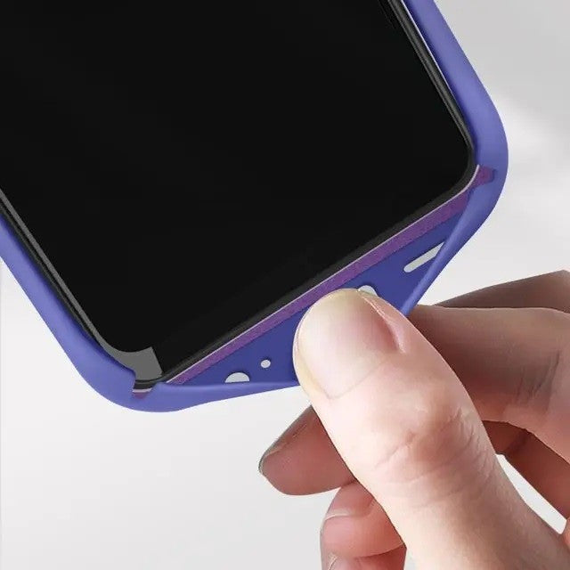 Husa protectie Flippy pentru Samsung A22 5G Liquid Silicone Mov-3