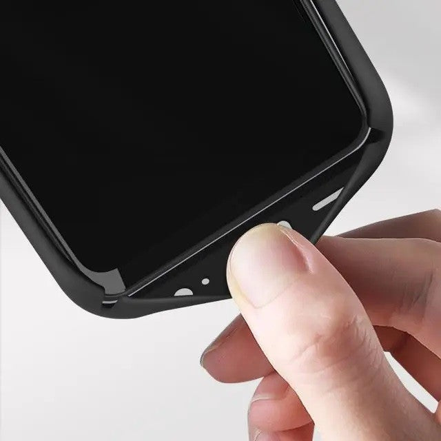 Husa protectie Flippy pentru Samsung A22 5G Liquid Silicone Negru-3