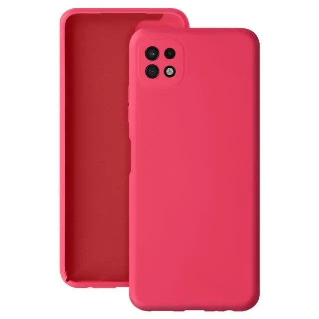 Husa protectie Flippy pentru Samsung A22 5G Liquid Silicone Roz Fuchsia/Roz-0