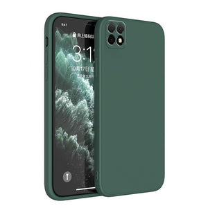 Husa protectie Flippy pentru Samsung A22 5G Liquid Silicone Verde-0