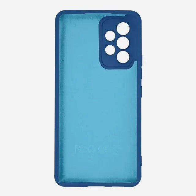 Husa protectie Flippy pentru Samsung A53 5G Liquid Silicone Albastru Inchis-1