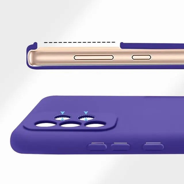 Husa protectie Flippy pentru Samsung A53 5G Liquid Silicone Mov-4