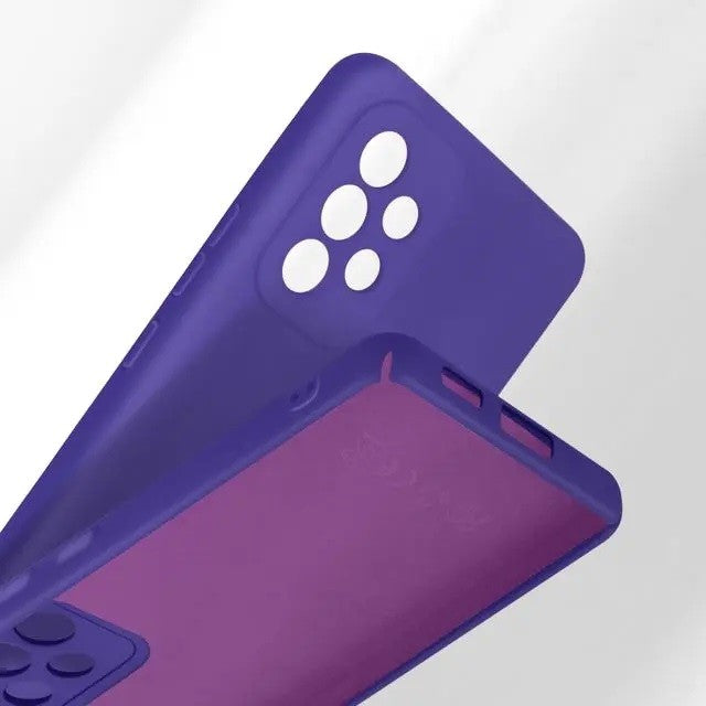 Husa protectie Flippy pentru Samsung A53 5G Liquid Silicone Mov-5