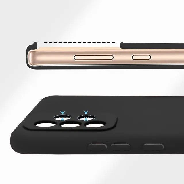 Husa protectie Flippy pentru Samsung A53 5G Liquid Silicone Negru-4