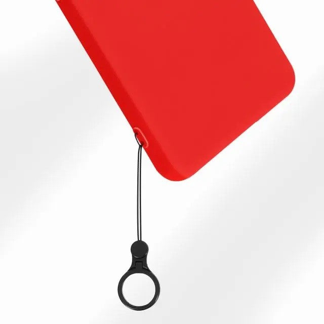 Husa protectie Flippy pentru Samsung A53 5G Liquid Silicone Rosu-1