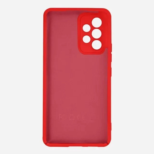 Husa protectie Flippy pentru Samsung A53 5G Liquid Silicone Rosu-8