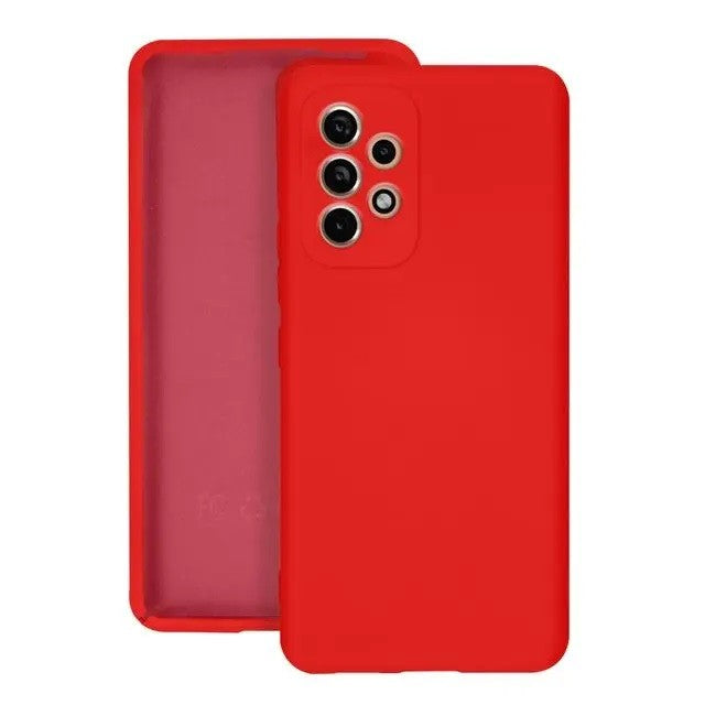 Husa protectie Flippy pentru Samsung A53 5G Liquid Silicone Rosu-0