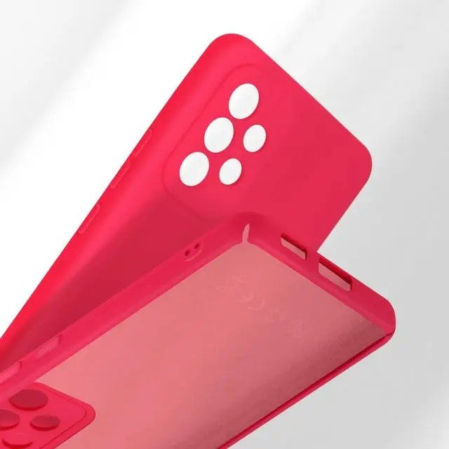 Husa protectie Flippy pentru Samsung A53 5G Liquid Silicone Roz Fuchsia/Roz-4