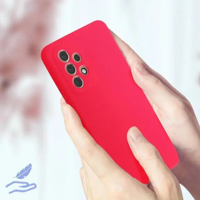 Husa protectie Flippy pentru Samsung A53 5G Liquid Silicone Roz Fuchsia/Roz-6