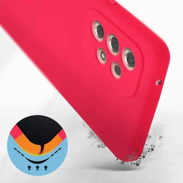 Husa protectie Flippy pentru Samsung A53 5G Liquid Silicone Roz Fuchsia/Roz-7