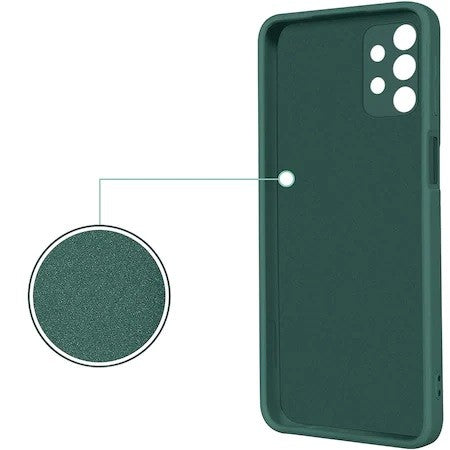 Husa protectie Flippy pentru Samsung A53 5G Liquid Silicone Verde-1
