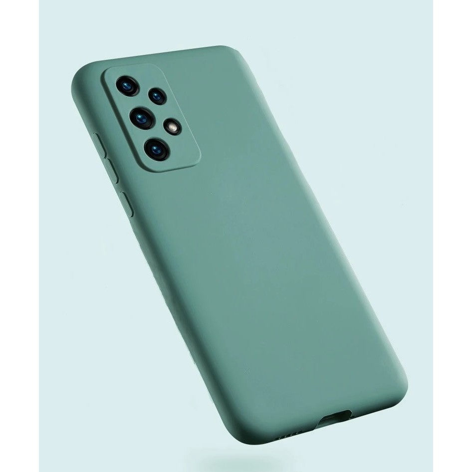 Husa protectie Flippy pentru Samsung A53 5G Liquid Silicone Verde-4