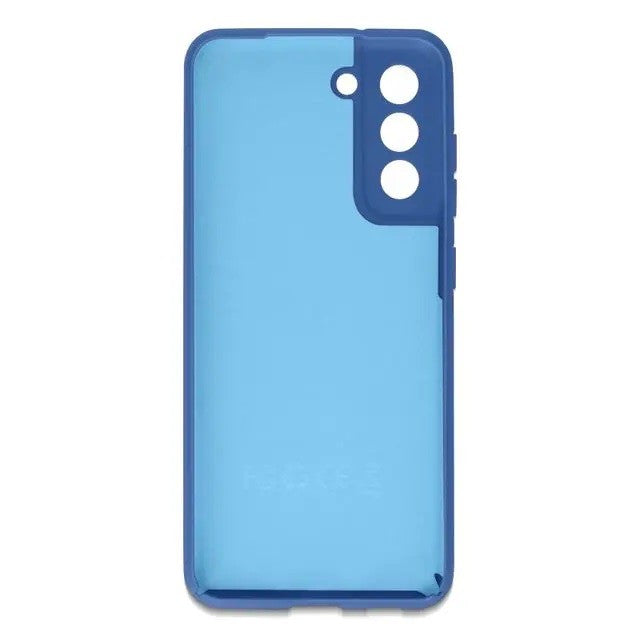 Husa protectie Flippy pentru Samsung S21 FE Liquid Silicone Albastru Inchis-8