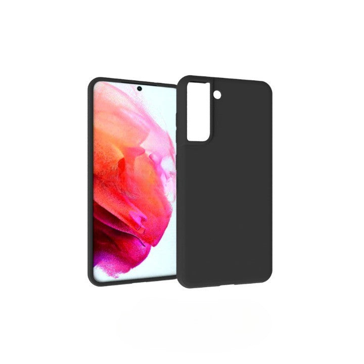 Husa protectie Flippy pentru Samsung S21 FE Liquid Silicone Negru-1