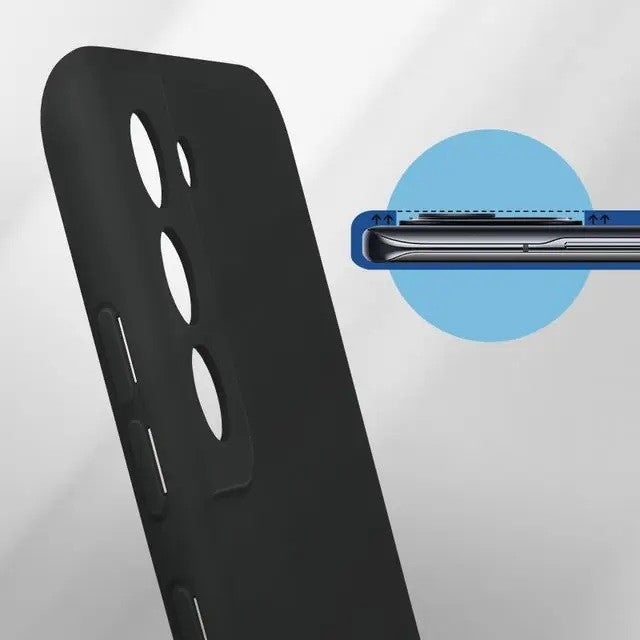 Husa protectie Flippy pentru Samsung S21 FE Liquid Silicone Negru-5