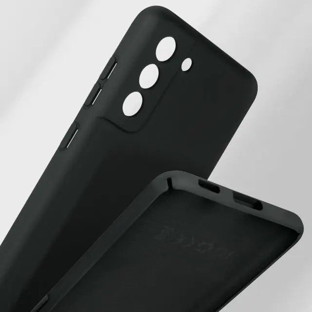 Husa protectie Flippy pentru Samsung S21 FE Liquid Silicone Negru-7