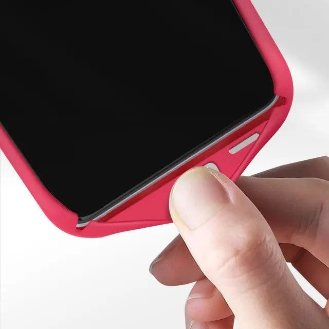 Husa protectie Flippy pentru Samsung S21 FE Liquid Silicone Fuchsia/Roz-1