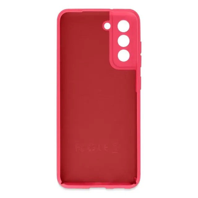 Husa protectie Flippy pentru Samsung S21 FE Liquid Silicone Fuchsia/Roz-8