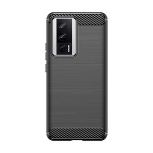 Husa Protectie, Flippy, pentru Xiaomi Redmi 12, TPU Carbon, Negru-0