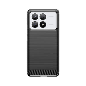 Husa Protectie, Flippy, pentru Xiaomi Redmi 13C 5G, TPU Carbon, Negru-0