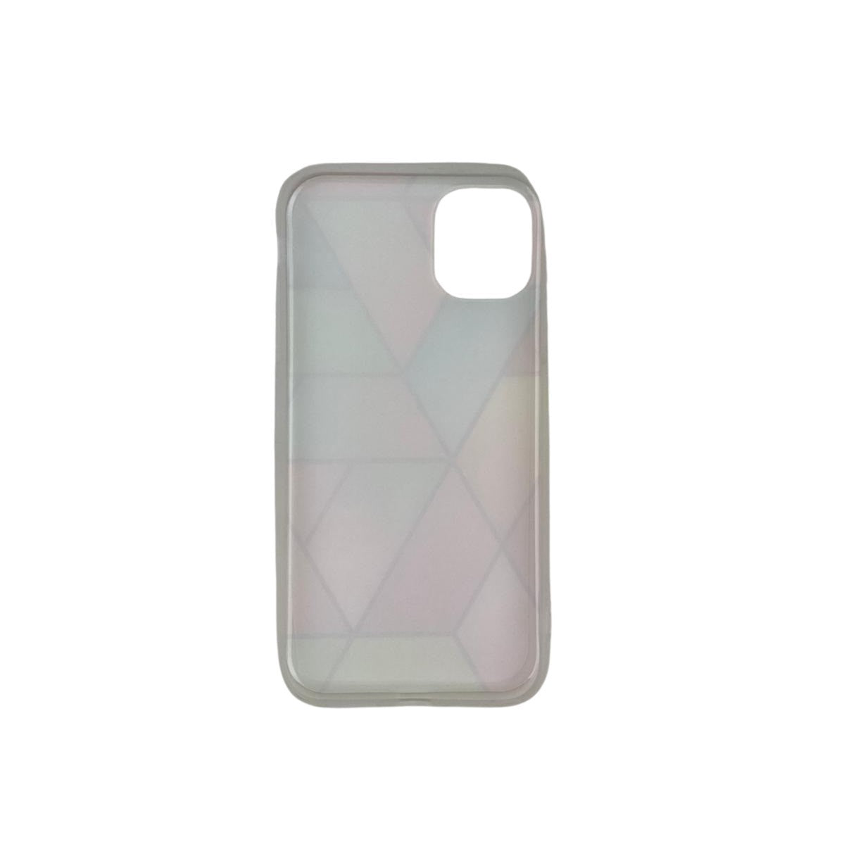Husa protectie pentru Apple iPhone 11 Pro Max Soft IMD TPU Marble Geometric Roz-2