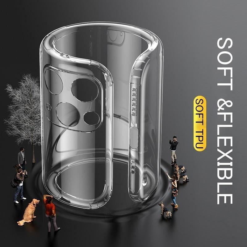 Husa protectie pentru Apple iPhone 14 Pro Flippy Protect Plus Transparenta-5