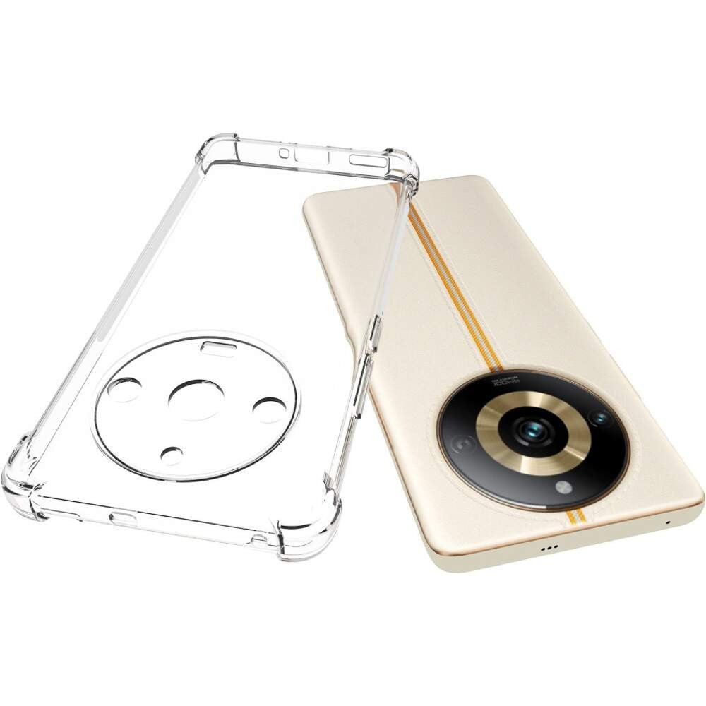 Husa protectie pentru Realme GT2 Pro, Flippy, TPU, Antisoc, Protectie colturi, Rezistenta la impact, 1.5 mm, Transparenta-4