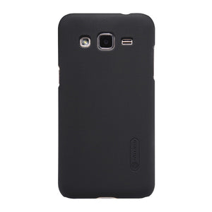 Husa Samsung Galaxy J2 2015 Nillkin Frosted Shield Negru + Folie de protectie-0