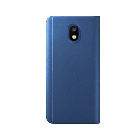 Husa Samsung Galaxy J5 2017 Flip Cover Oglinda Albastru-3