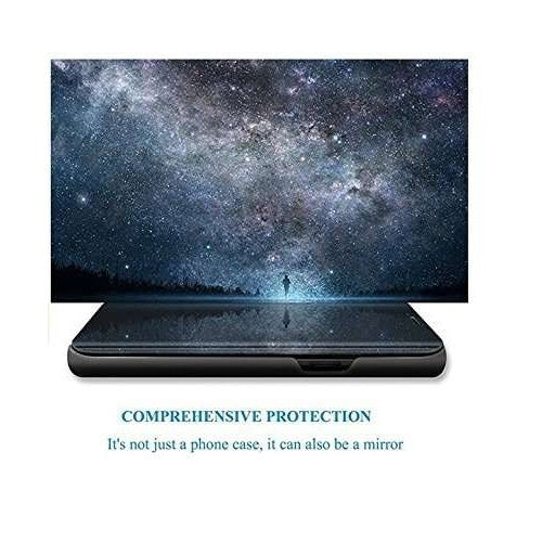 Husa Samsung Galaxy J6 Plus 2018 Flippy® Flip Cover Oglinda Negru-2